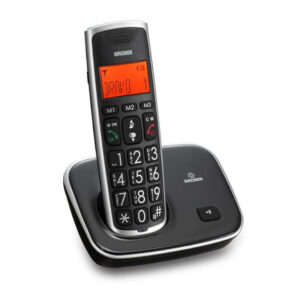 Telefono Cordless Brondi Bravo Gold Nero
